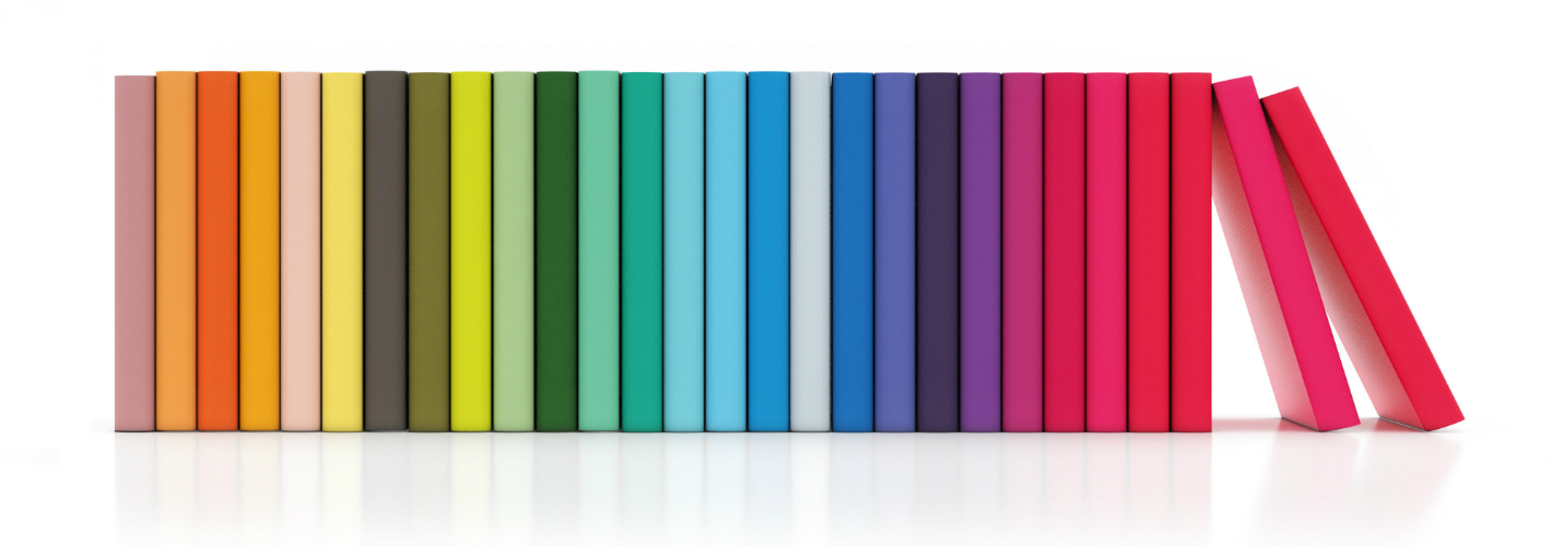 gekleurde boeken